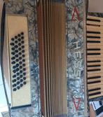 Vintage accordeon Hess Klingenthal, Muziek en Instrumenten, Accordeons, Ophalen, Gebruikt, Toetsaccordeon
