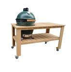 Big Green Egg Large Solo incl BBQ tafel Eikenhout, Ophalen of Verzenden, Nieuw, Big green egg