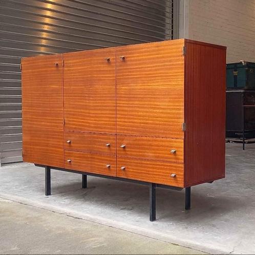 Sideboard Highboard vintage Pierre Guariche Meurop 1960's, Maison & Meubles, Armoires | Buffets, Comme neuf