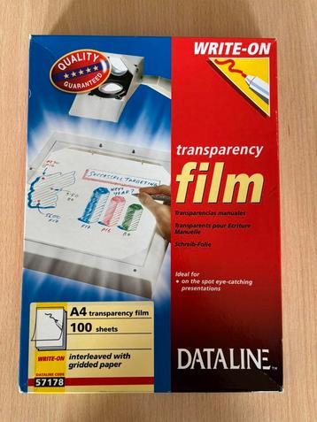 Transparents pour écriture manuelle beschikbaar voor biedingen