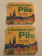 bieretiketten Letzeburger Pils Clausen, Ophalen of Verzenden, Zo goed als nieuw, Overige typen, Overige merken