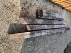 houten balken (hardhout & eiken), Jardin & Terrasse, Poteaux, Poutres & Planches, Enlèvement, Utilisé, Bois dur, Poutres