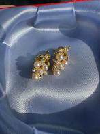 Boucles d'oreilles ornées d'or, Ophalen of Verzenden, Zo goed als nieuw, Met edelsteen, Goud