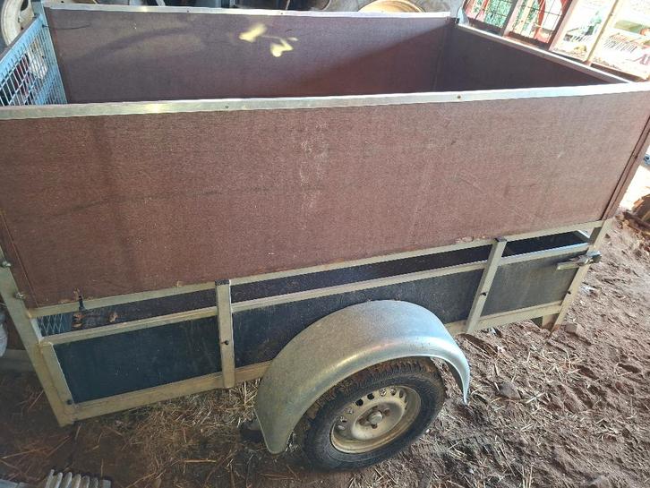 Enkelassige autoaanhangwagen, Auto diversen, Aanhangers en Bagagewagens, Zo goed als nieuw, Ophalen