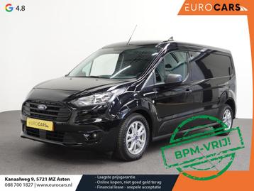 Ford Transit Connect 1.5 L2 Trend Automaat Navi Airco Parkee, Auto's, Bestelwagens en Lichte vracht, 1390 kg, Stof, Gebruikt, Zwart
