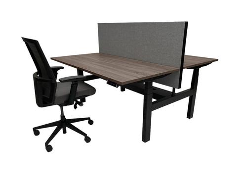 Professional duo zit sta bureau (180), Computers en Software, Laptoptafels, In hoogte verstelbaar, Ophalen of Verzenden