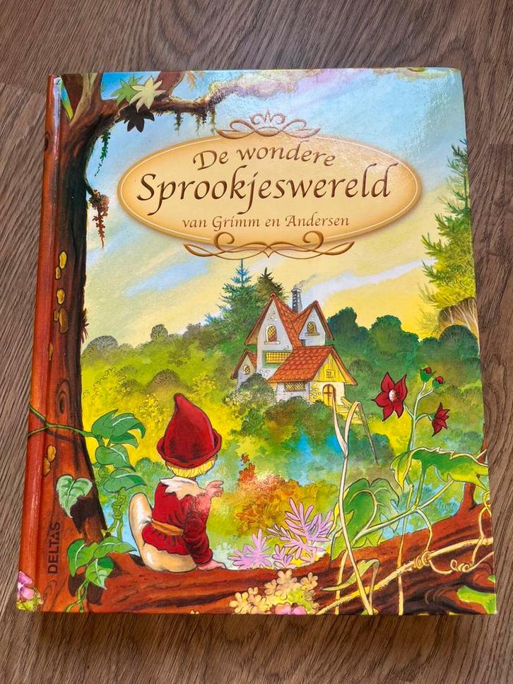 De Wondere Sprookjeswereld van Grimm en Andersen, Boeken, Kinderboeken | Jeugd | onder 10 jaar, Zo goed als nieuw, Sprookjes, Ophalen