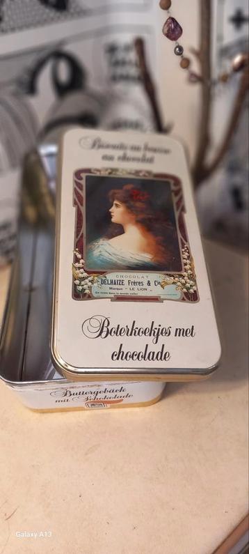 Vintage à croquer : boîte biscuits chocolat", Enlèvement ou Envoi, Utilisé, Biscuits