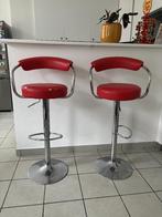Tabourets de bar, Maison & Meubles, Réglable en hauteur, 2 tabourets, Enlèvement, Utilisé