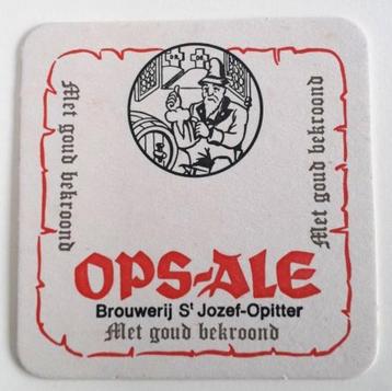 bierviltje "Ops-Ale" Brij St. Jozef Opitter beschikbaar voor biedingen
