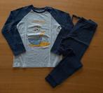 Pyjama gris / bleu marine LA REDOUTE - 10 ans - 7€, Nacht- of Onderkleding, La redoute, Ophalen of Verzenden, Zo goed als nieuw