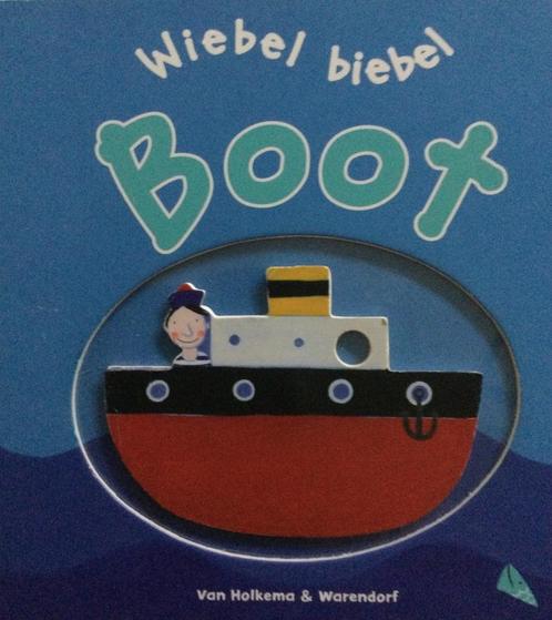 Hardkarton boekje Wiebel Biebel Boot, Livres, Livres pour enfants | 0 an et plus, Comme neuf, Enlèvement