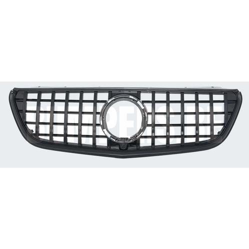 Grill Glans Zwarte GT Panamericana Radiatorgrille Mercedes V, Auto-onderdelen, Overige Auto-onderdelen, Gebruikt, 6 maanden garantie
