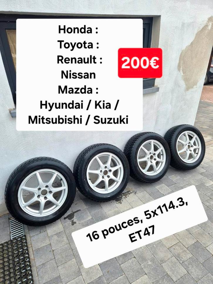 Velgen 205/60 r16, Auto-onderdelen, Banden en Velgen, Banden en Velgen, Winterbanden, 16 inch, Gebruikt, Ophalen