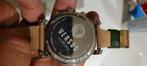 Horloge Versace, Handtassen en Accessoires, Horloges | Heren, Leer, Staal, Polshorloge, Ophalen of Verzenden