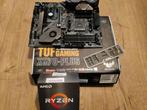 Asus TUF Gaming X570-PLUS + AMD Ryzen 5800X, ATX, AMD, Utilisé, Enlèvement ou Envoi