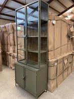 Como 95 olijf groen   Exclusief olijf groenen metaal vitrine, Huis en Inrichting, Met deur(en), 100 tot 150 cm, 200 cm of meer