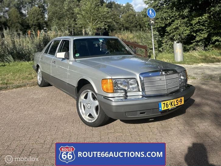 Mercedes-Benz 560 SEL | 1986 | Route 66 Auctions, Auto's, Oldtimers, Bedrijf, Te koop, Mercedes-Benz, Benzine, Overige carrosserie