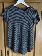 T-shirt met strepen, Kleding | Dames, T-shirts, Zwart, Ophalen of Verzenden, Zo goed als nieuw, Korte mouw