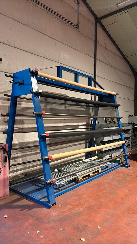 Rek voor rollen, Zakelijke goederen, Kantoor en Winkelinrichting | Magazijn, Stelling en Opslag, Ophalen