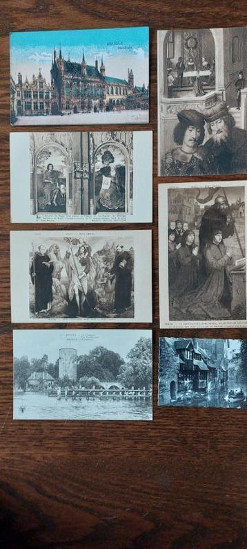 Brugge in oude Postkaarten. beschikbaar voor biedingen