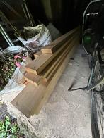 Houten Vuren Balken, Doe-het-zelf en Bouw, Hout en Planken, Ophalen, Zo goed als nieuw, Eiken