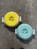 giet ijzeren schalen creuset style, Huis en Inrichting, Ophalen, Gebruikt, Gietijzer, Overige typen