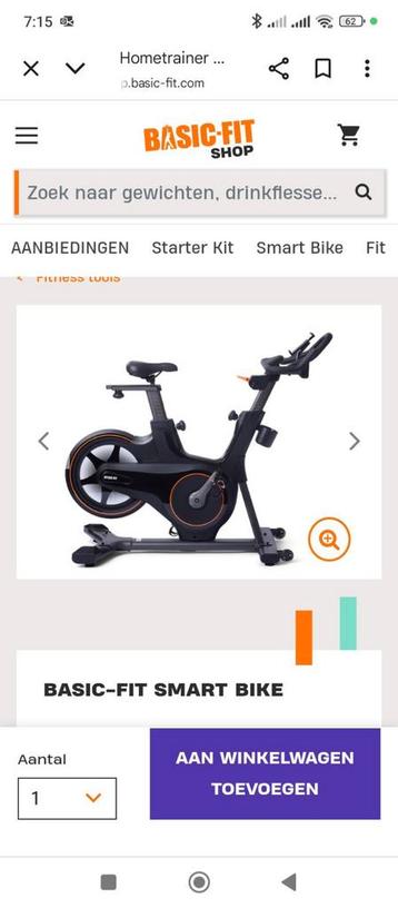 spinning bike smart bike beschikbaar voor biedingen