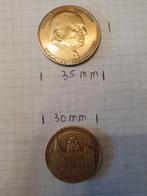 2 prachtige medailles van Kapellen 1982 en 1984, Postzegels en Munten, Penningen en Medailles, Ophalen of Verzenden