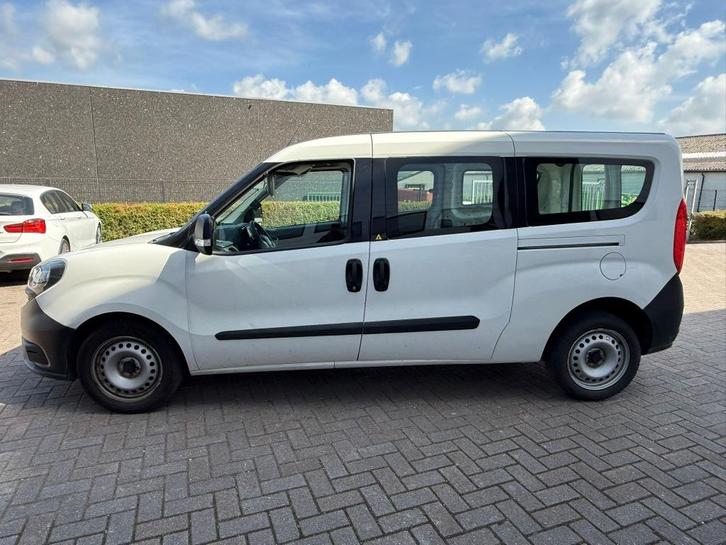Fiat Doblo Cargo, Auto's, Fiat, Particulier, Doblo, Diesel, Euro 6, Overige carrosserie, 2 deurs, Handgeschakeld, Wit, Grijs, Stof