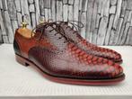 Floris van Bommel rood/bruine herenschoenen - Mt 42,5, Kleding | Heren, Schoenen, Bruin, Verzenden, Floris van Bommel, Zo goed als nieuw