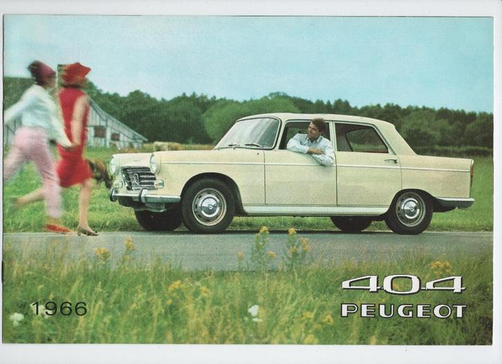 Brochure Peugeot 404 Daté 1965, Boeken, Auto's | Folders en Tijdschriften, Gelezen, Peugeot, Ophalen of Verzenden