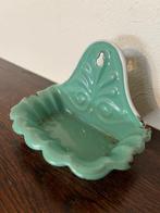 Porte-savon émaillé vert du début du XXe siècle, Antiquités & Art, Enlèvement