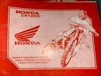 Manuel d'atelier de la Honda CR125R modèle 1993, Motos, Enlèvement ou Envoi, Honda