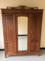 Art nouveau kleerkast 2, Gebruikt, 200 cm of meer, 150 tot 200 cm, Eikenhout