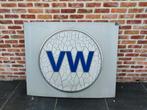Volkswagen reclamebord lichtreclame decoratie garage mancave, Ophalen, Gebruikt