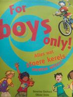 Boek - For boys only -> 2€, Ophalen, Zo goed als nieuw
