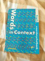 L. Carleton-Gertsch - Words in context, Ophalen of Verzenden, Zo goed als nieuw, Engels, L. Carleton-Gertsch