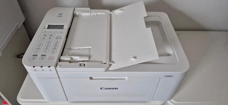 Canon TR4551 All-in-One – Wit, Wifi & Compact, Computers en Software, Printers, Zo goed als nieuw, All-in-one, Inkjetprinter, Faxen