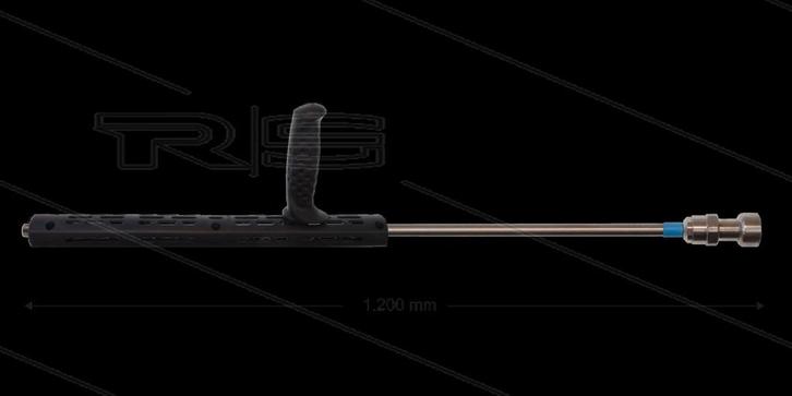 Blauwe Schuimlans 120cm met 2.7mm Sproeimond, Auto diversen, Overige Auto diversen, Verzenden