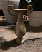 French Vintage Small Miniature Brass & Onyx Vase, Huis en Inrichting, Woonaccessoires | Vazen, Ophalen of Verzenden