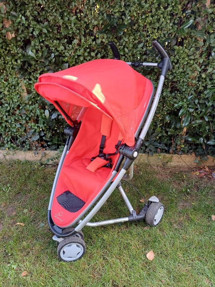 Quinny Zapp et XTRA (2en1), Enfants & Bébés, Buggys, Utilisé, Quinny, Modèle duo, Protection de pluie, Dossier réglable, Enlèvement