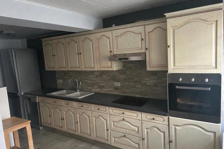 Cuisine équipée, Maison & Meubles, Cuisine | Cuisines complètes, Utilisé, Cuisine à paroi simple, Autres couleurs, Bois, Enlèvement