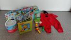 Partij kinderboekjes, speelgoed en bumbalu-verkleedpak, Gebruikt, Ophalen