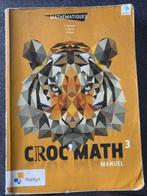 Croc' Math 3 Manuel, Livres, Livres scolaires, Enlèvement, Utilisé