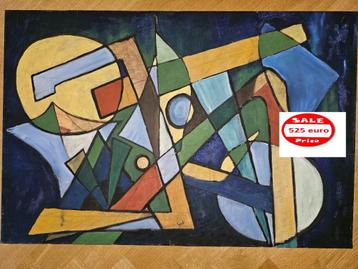 Geer van Velde  Olie werk op doek beschikbaar voor biedingen