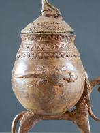 rituele wasbronze beker van het Dogon-volk, Antiek en Kunst, Ophalen of Verzenden