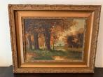 Tableau ancien , paysage de forêt automnale, Antiquités & Art, Art | Peinture | Classique, Enlèvement