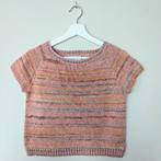 handgebreide t-shirt, Ophalen of Verzenden, Korte mouw, Maat 36 (S), Gedragen