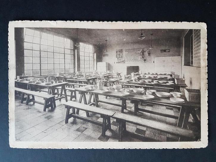 Postkaart Turnhout Kazerne Majoor Blairon Eetzaal, Verzamelen, Postkaarten | België, Ongelopen, Antwerpen, 1920 tot 1940, Ophalen of Verzenden